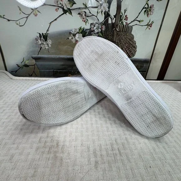 Sperry Top-Sider Mens Size 8.5 Gray Boat Shoes classic casual wear - Picture 6 of 7